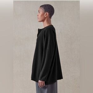 eskandar - cashmere slim sleeve cardigan - mid plus